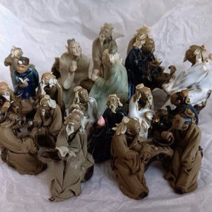 Bonsai Mudmen Ceramic Figurines Variety $5-10 each - All for $70